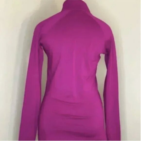 Nike Pro Combat Fuchsia Colored Therma-Fit and Dri Fit Pullover Size S - Picture 2 of 9